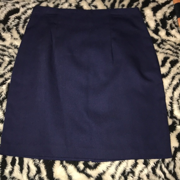 ZZ Michaels 5 zippered skirt dark blue vintage 💕 - Picture 2 of 4